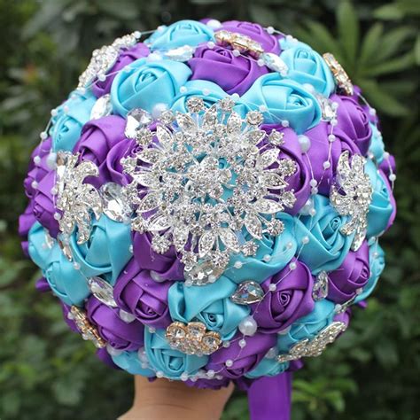 Wedding Flower Bouquets Blue And Purple Purple Wedding Flowers