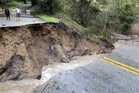 Santa Cruz Mountains Residents Struggle With Road Damage From Winter Storms
