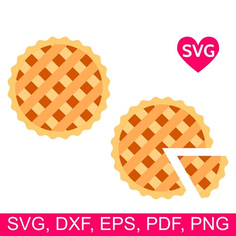 Apple Pie Svg Files For Cricut And Silhouette Whole Apple Pie And