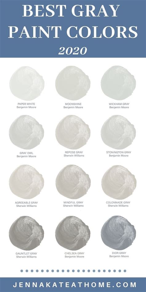 15 Of The Best Gray Paint Colors For Your Home Best Gray Paint Color