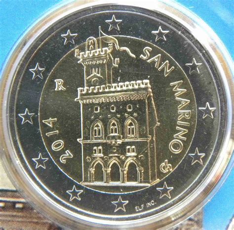 Saint Marin Monnaies Euro Unc 2014 Valeur Tirage Et Images Sur