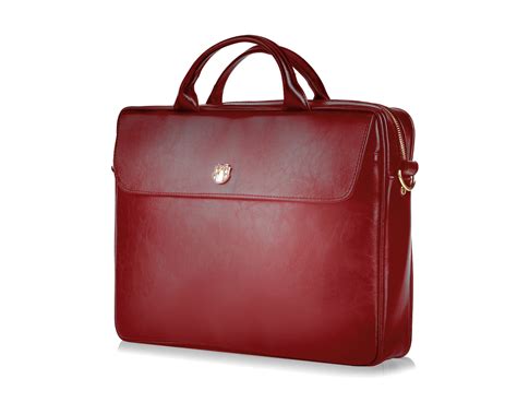Genuine Leather Womans Laptop Bag Fl16 Sorrento Burgundy Maroon