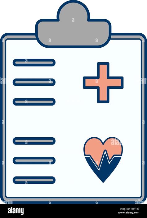 Vector Medical Chart Icon Stock Vector Image And Art Alamy