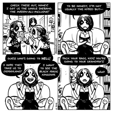 A Comic Strip With Two Women Talking To Each Other