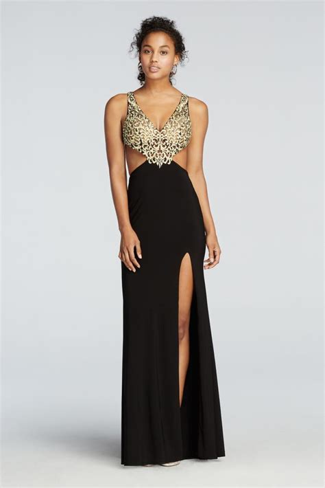Black Gold Prom Dress Plus Size Black And Gold Formal Dresses Off 72