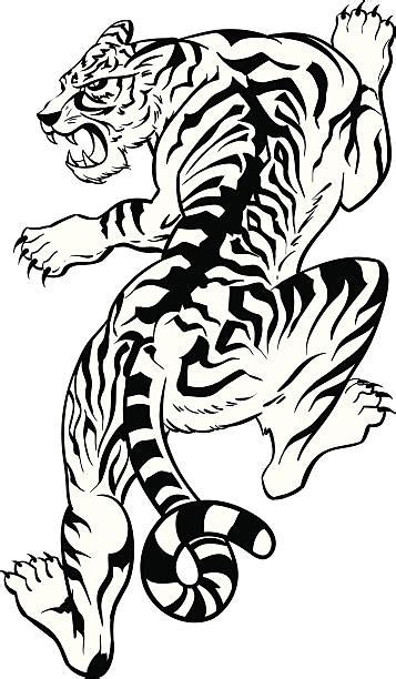 Climbing Tiger Tattoo Pics Illustrations Royalty Free Vector Graphics