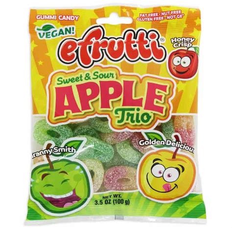 E Frutti Sweet Sour Apple Trio Peg Bag