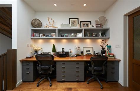 Companies these days are expanding their office boundaries to incorporate the idea of working from home. 30 Shared Home Office Ideas That Are Functional And Beautiful