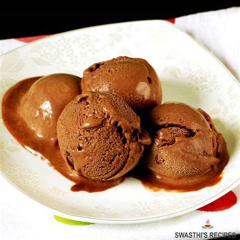 Chocolate Ice Cream Recipe Swasthi S Recipes