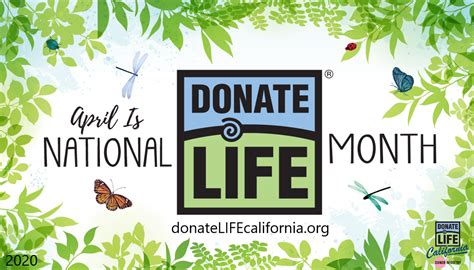 Each April Is National Donate Life Month - Donate Life California