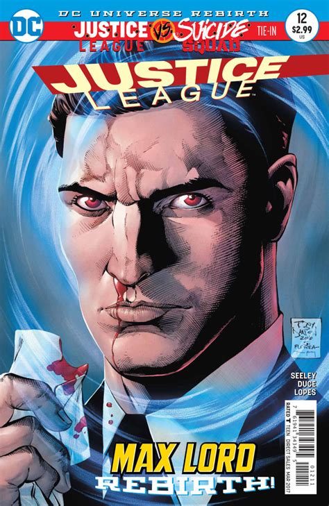 Justice League 2016 12 Vfnm Tony Daniel Cover Dc Universe Rebirth