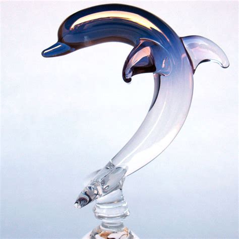 Dolphin Bell Hand Blown Glass Prochaska Gallery
