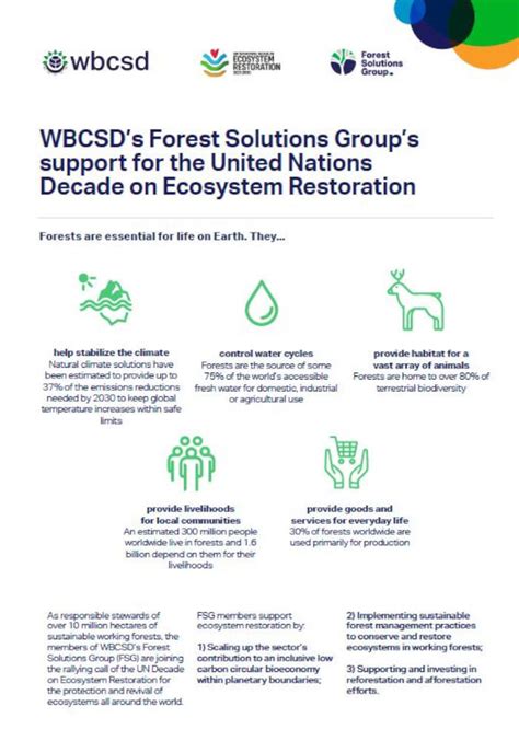 Fsgs Support For The Un Decade On Ecosystem Restoration World