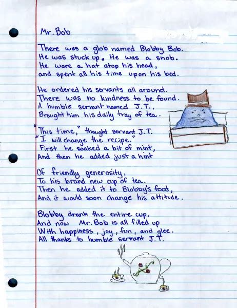 6th Grade Poems