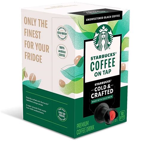 Buy Starbucks Rtd Coffee Cold And Crafted On Tap Unsweetened Black