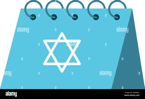 Diseño Del Calendario Judío Janucá Celebración Navideña El Judaísmo