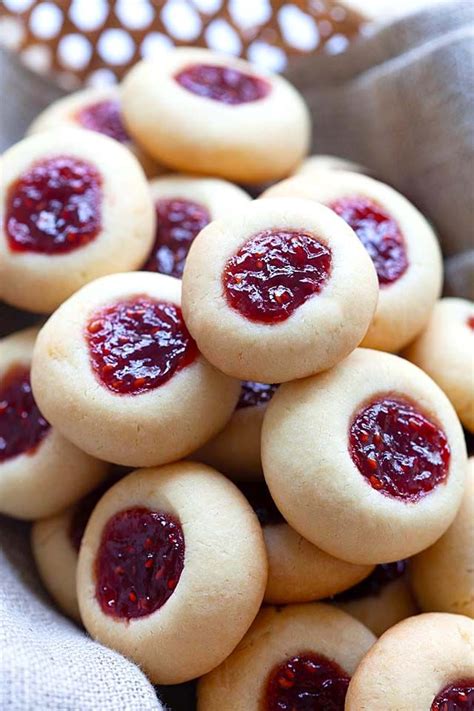 Thumbprint Cookies (The BEST with Raspberry Jam!) - Rasa ...