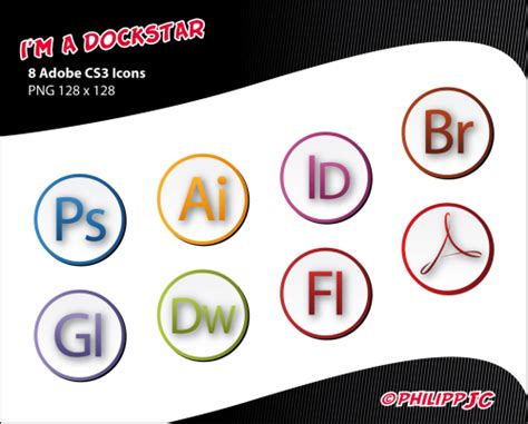 Dockstar New Adobe Cs3 Icons By Philipp Jc On Deviantart