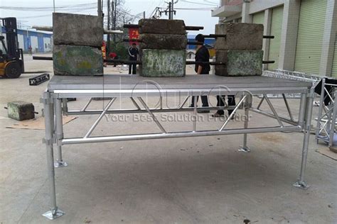 Tourgo Aluminum Stage With Non Slip Stage Platform For Outdoor Event