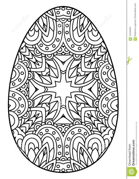 These templates are for the xl big green egg table. Uovo Di Pasqua In Bianco E Nero Decorativo Illustrazione ...
