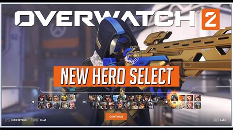 New Hero Select Animations For Every Hero Ow2 Vs Ow1 Youtube