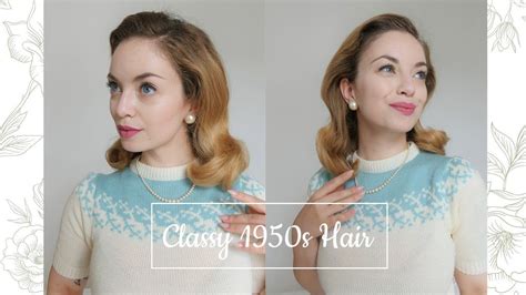 How To Vintage 1950s Hair Tutorial Youtube