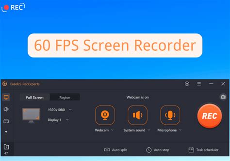 2024 List Top 6 Best Free 60 FPS Screen Recorder For PC Mac EaseUS