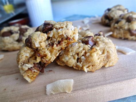 The Cooking Actress Coconut Oatmeal Chocolate Chip Cookies
