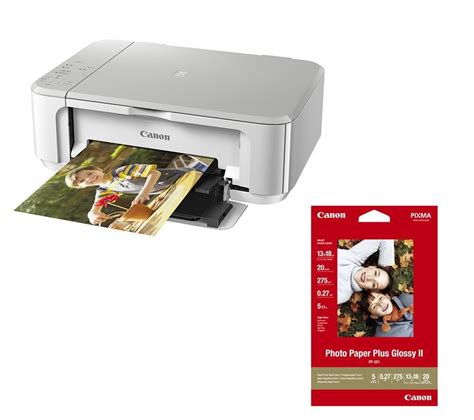 Canon Pixma Mg3650 All In One Wireless Inkjet Printer And Photo Paper