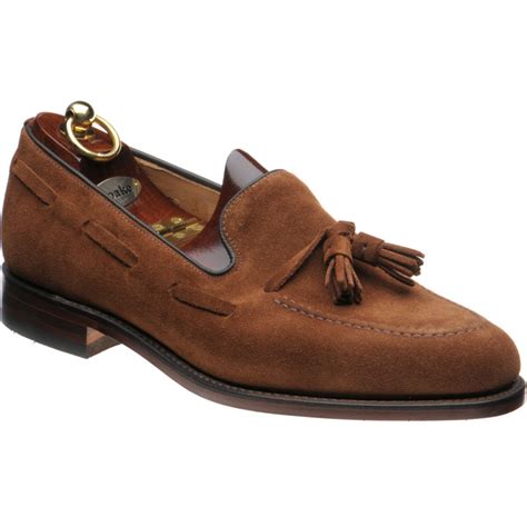 Loake Shoes Loake Professional Lincoln Tasselled Loafers In Polo Suede At Herring Shoes