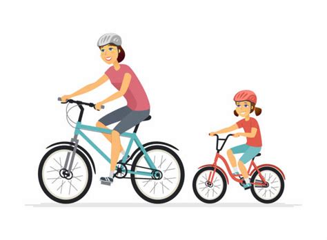 Vélo Enfant Vectoriels Et Illustrations Libres De Droits Istock