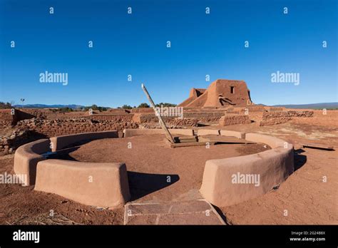 Spanish Mission Church And Ruins Pecos National Historic Park Pecos
