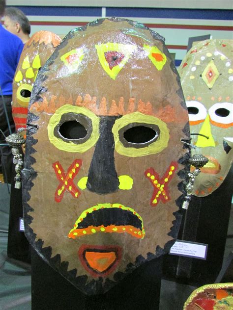 3rd Grade Paper Mache African Tribal Mask Lesson By Art Teacher Susan
