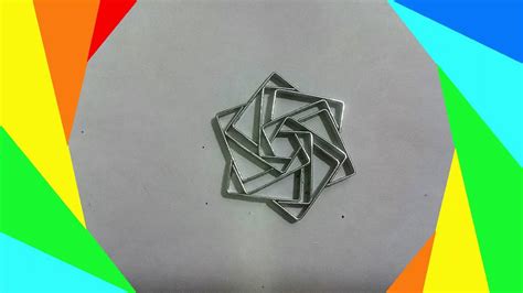How To Make Locket With Staplesstar Made Out Of Staples Pins Awesome Craft اعمل سلسلة ودلايه
