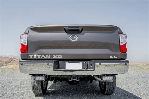 2016-2019 Nissan Titan Rear Bumper LED Kit with (2) 6 Inch LED Straight ...