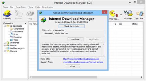 Internet download manager (idm) ile indirme işlemlerinizi 5 katına kadar hızlandırabilir, yarım kalan işlemlere devam edebilir veya indirme işlemi programlayabilirsiniz. FREE IDM REGISTRATION: Latest Internet Download Manager (IDM) 6.25 Build 3 Full Version Free