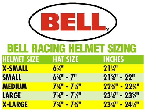 Bell use the following size chart for their helmets. Buy Bell M-3 Kevlar Pro Series 2000 EC SA05 Helmet, 7-1/2 ...
