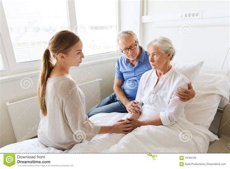 The text in the photo reads: Ill Grandma In Hospital Stock Photo | CartoonDealer.com ...