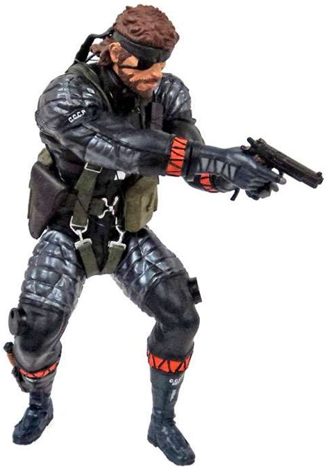 Metal Gear Solid Series 1 Snake 7 Collectible Figure Loose Medicom Toys