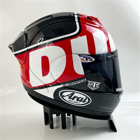 Arai Rx 7v Racing Ducati 1 Slgrafics Helmet Design Helmet Painting