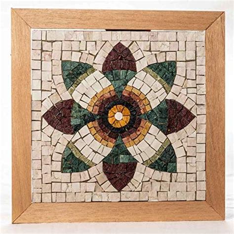 Make Your Own Roman Mosaics Diy Kit Pomegranate Flower Different