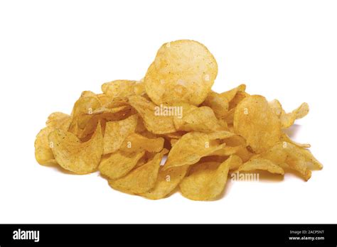 Yellow Potato Chips Stock Photo Alamy