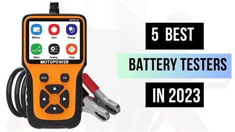 5 Best Battery Testers Reviews In 2023 Youtube