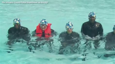 Arlington County Pd Show Off Their Synchronized Swim Moves 6abc