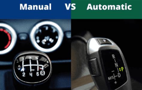 Automatic Vs Manual Gearbox Choose Your Car From A Wide Range Of
