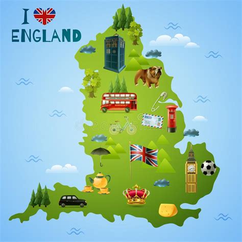 Lonely planet photos and videos. Politische Karte Von England Mit Regionen Und Ihren ...