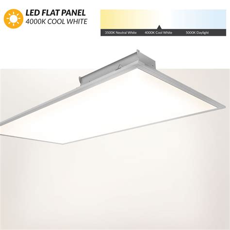 Led Flat Panel 2x4 5000k Daylight Dimmable With Extra Suspension