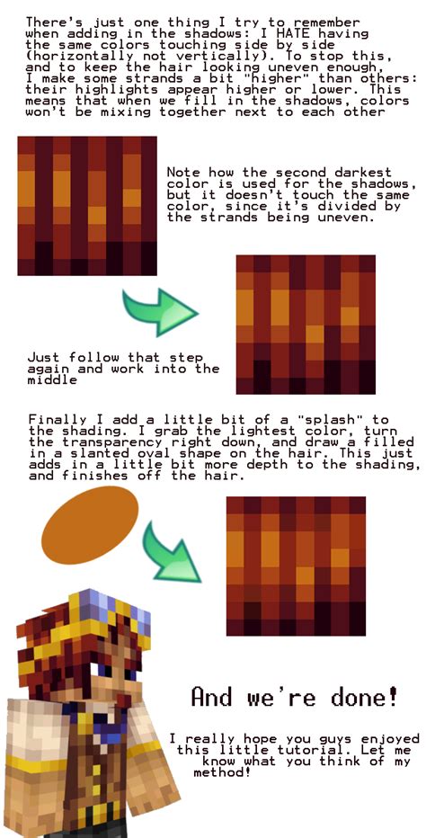 Minecraft Hair Templates