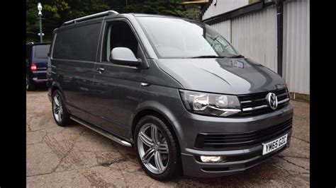 Vw T6 Transporter Panel Van 20 Swb Sportline Pack Indium Grey For Sale