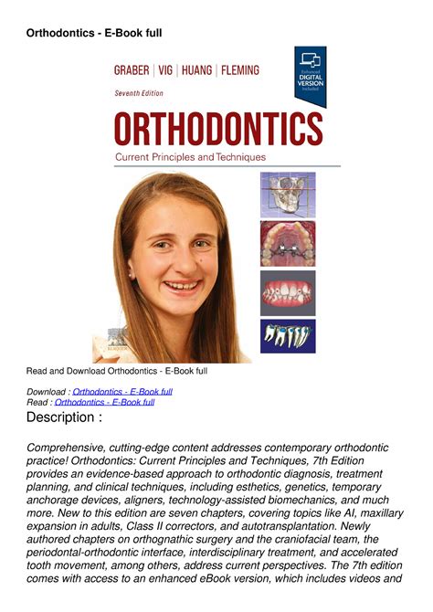 Pdf Orthodontics E Book Full Orthodontics E Book Full Read And